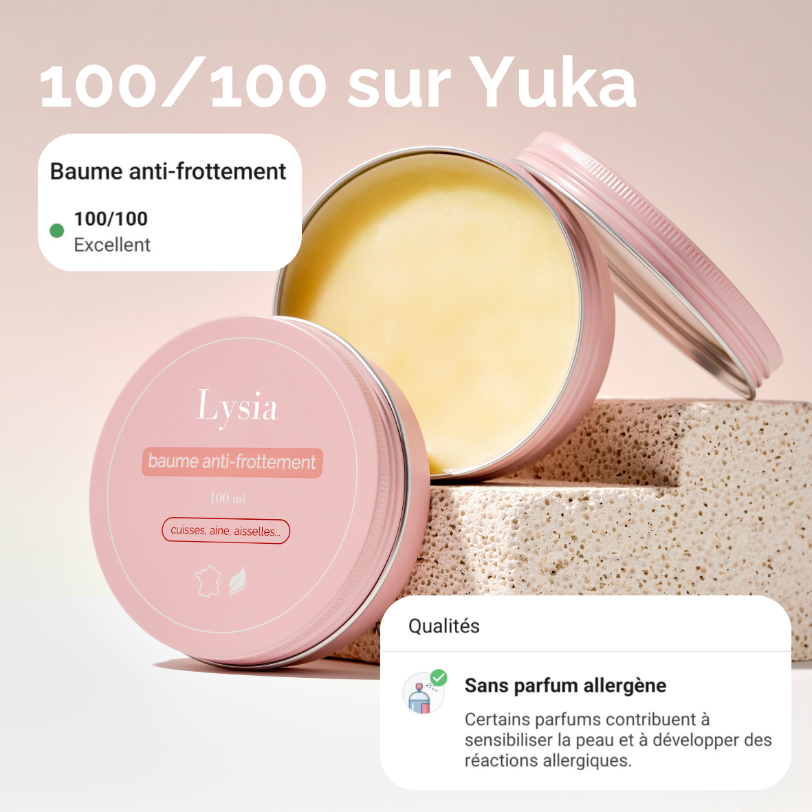 Baume anti-frottement cuisses - 100ml